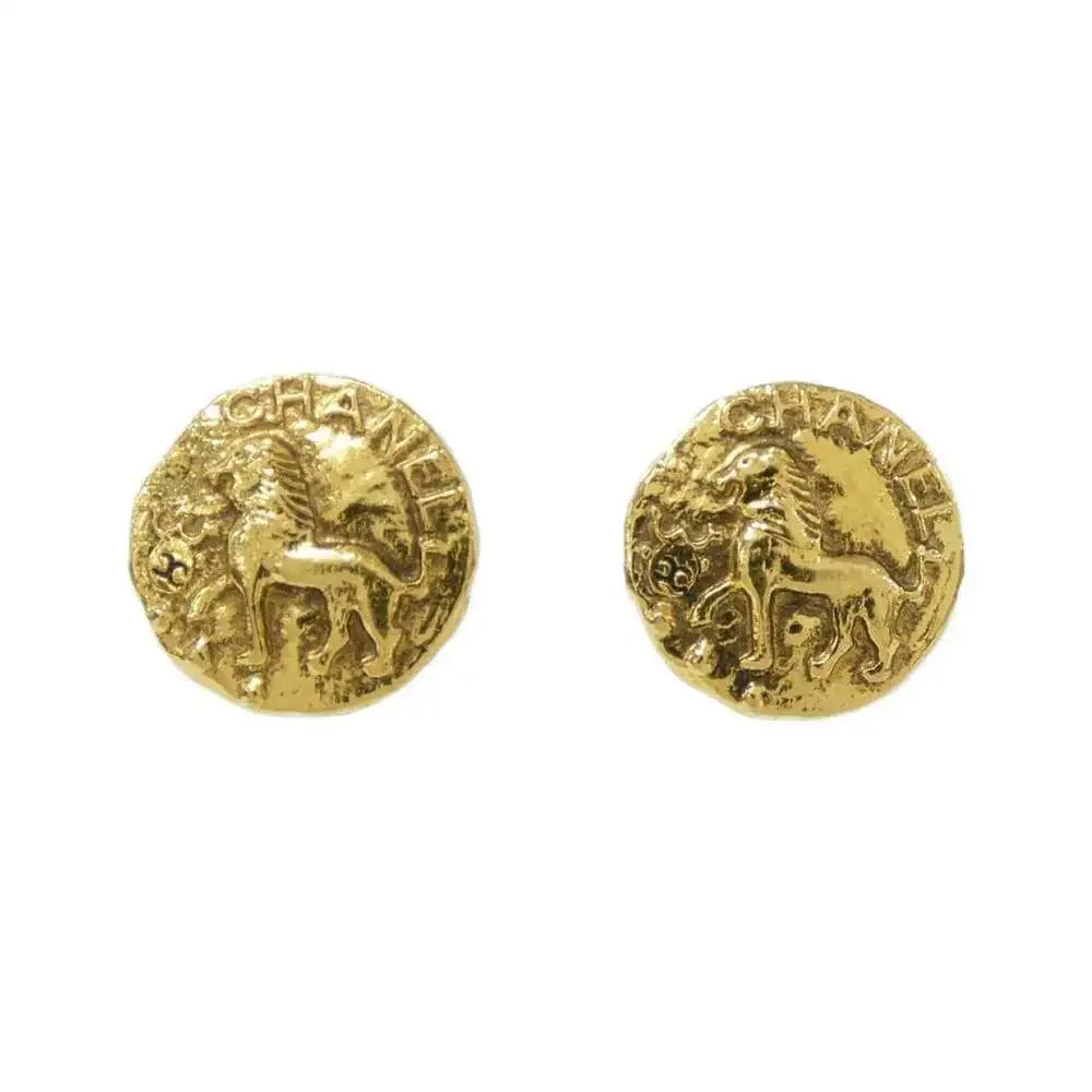 CHANEL Gold Earrings